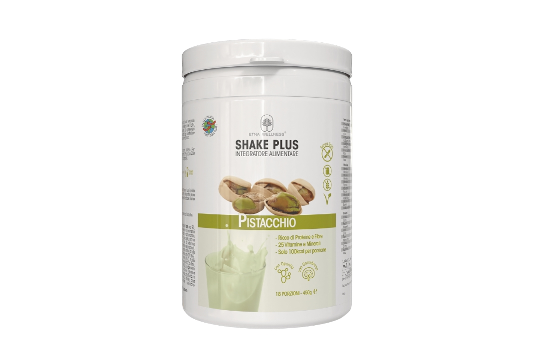 shake plus pistacchio sostituto di pasto 450g etna wellness