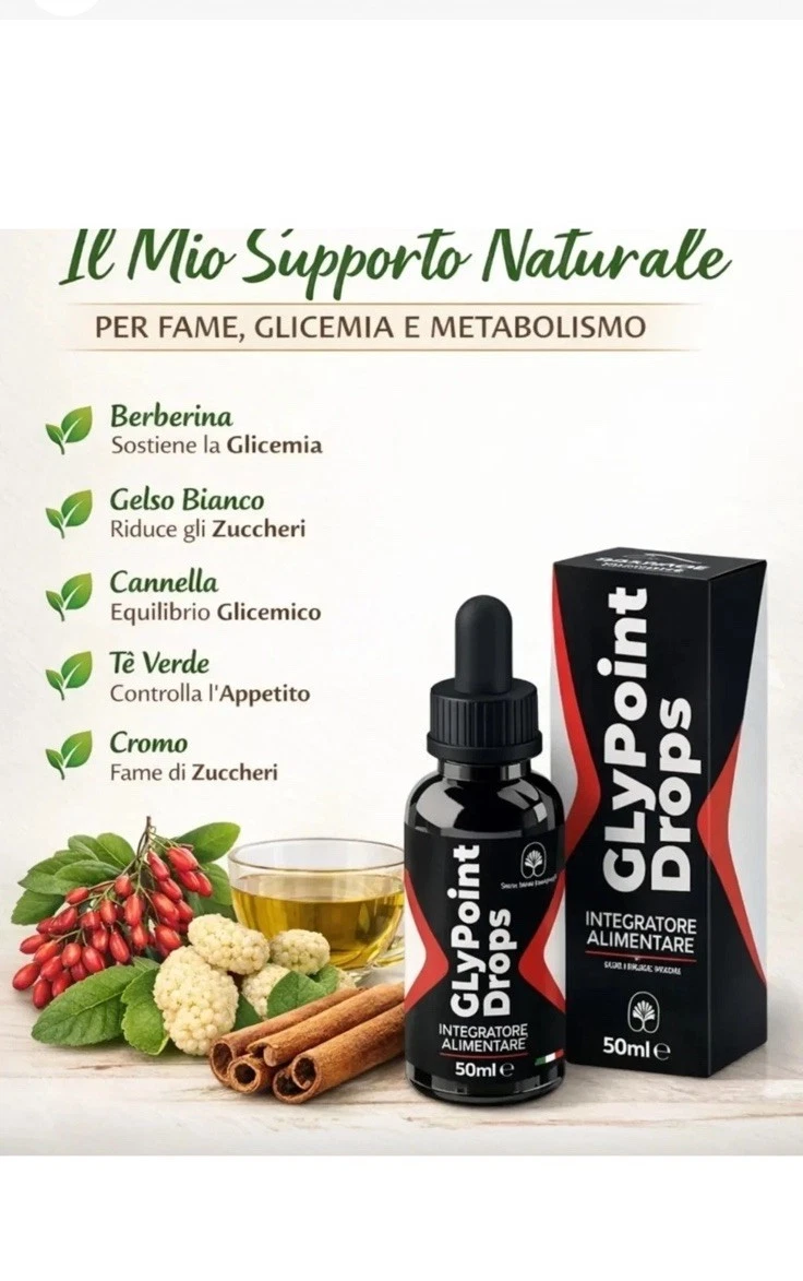 Nuovo GlyPoint Drops — 50ml - Gocce per il Metabolismo del Glucosio e il Controllo dell'Appetito - immagine 3